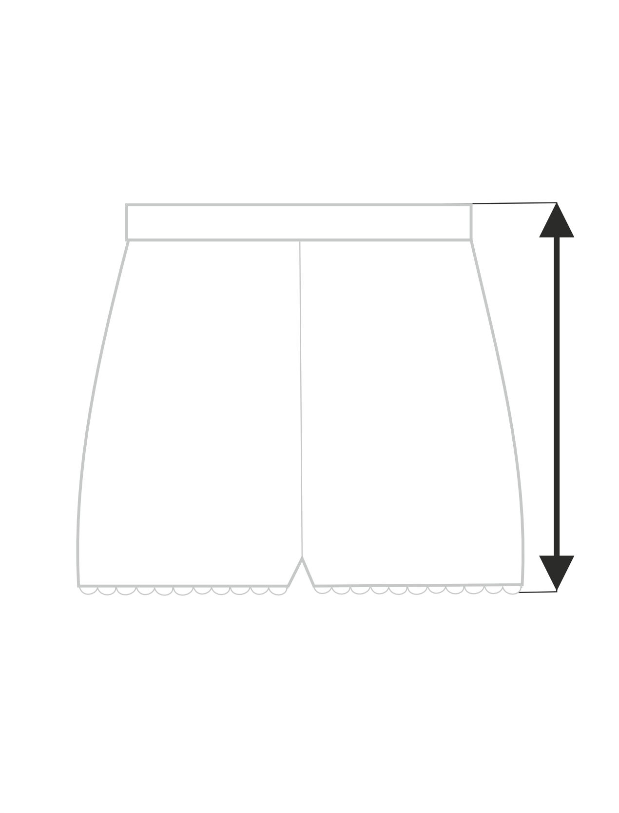 Marine shorts bleu