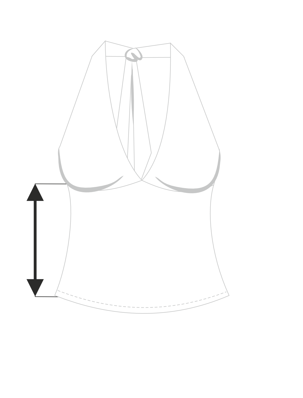 Ginny top noir