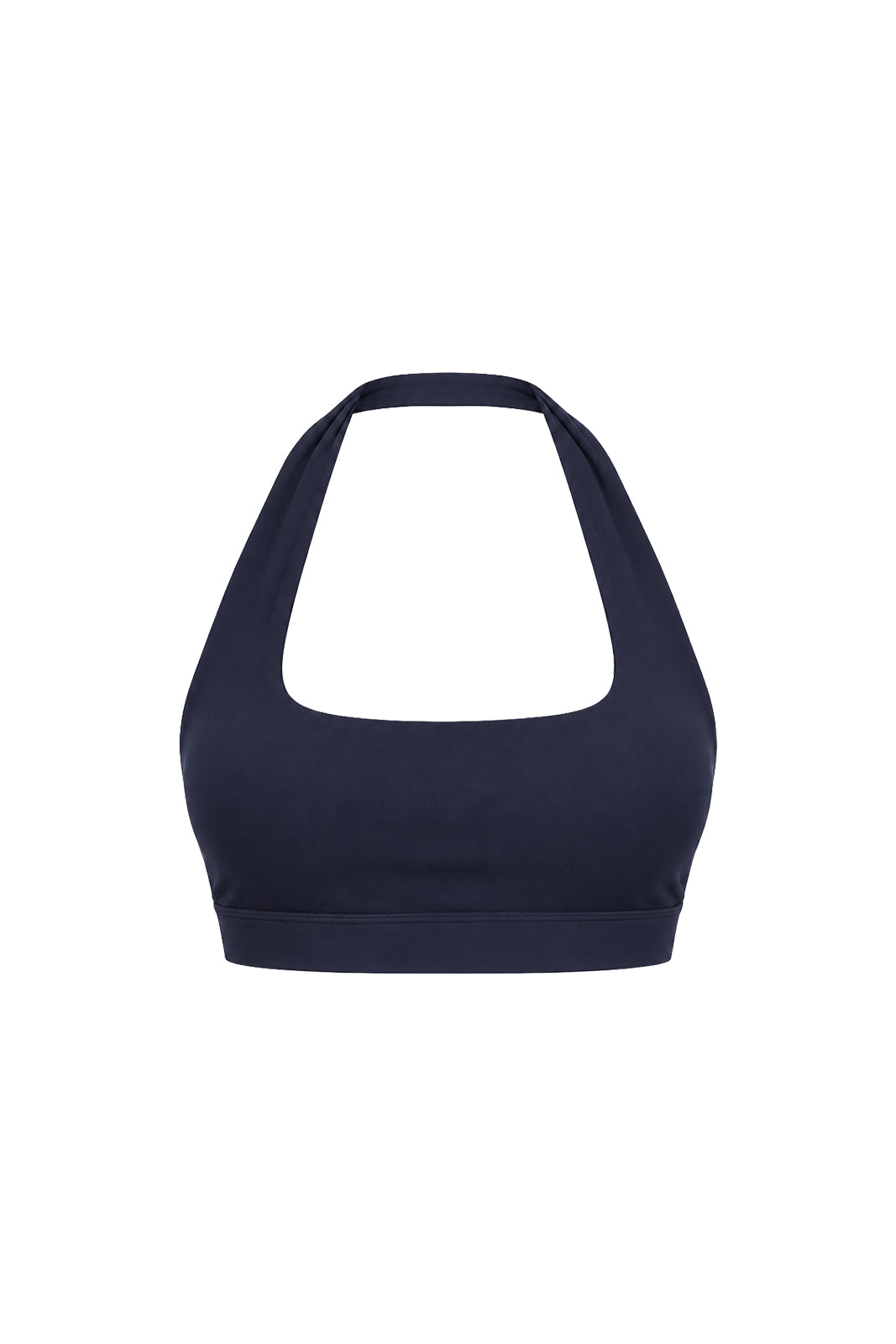 NO. 3 HALTER BRA NAVY
