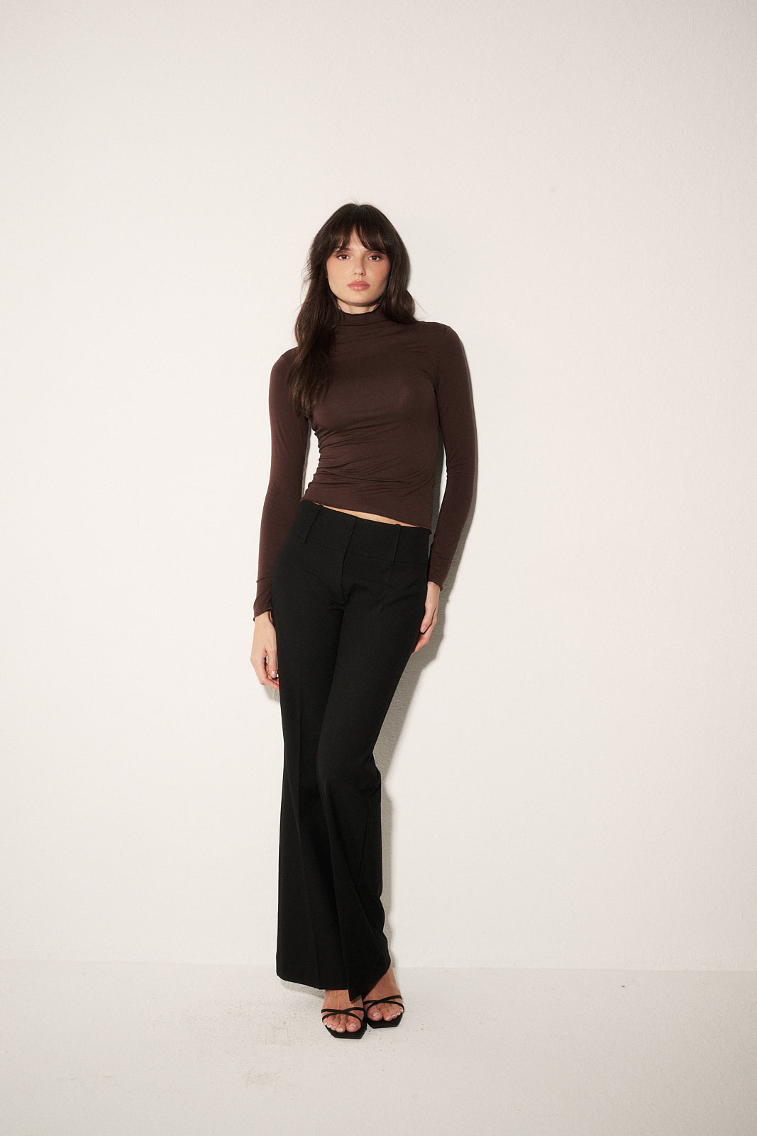 Edith top marron