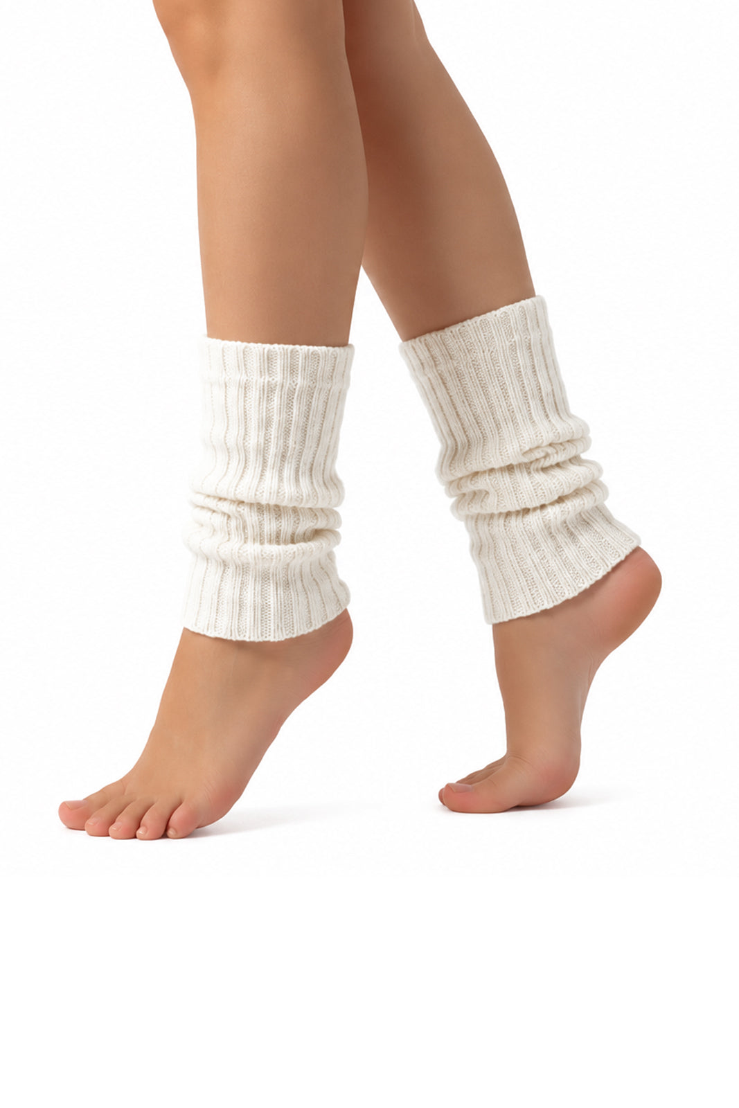 SOFT KNIT WARMERS BLANC