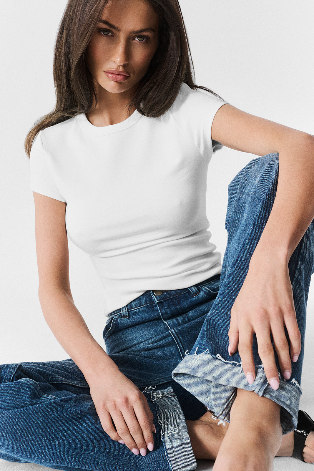 Baby t-shirt blanc