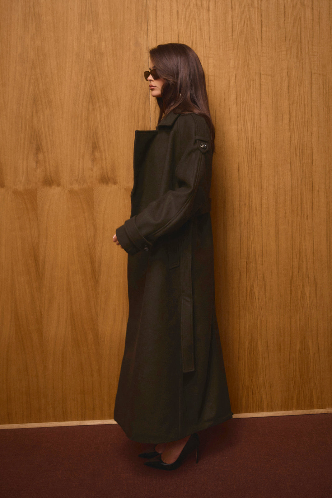 Colette coat olive