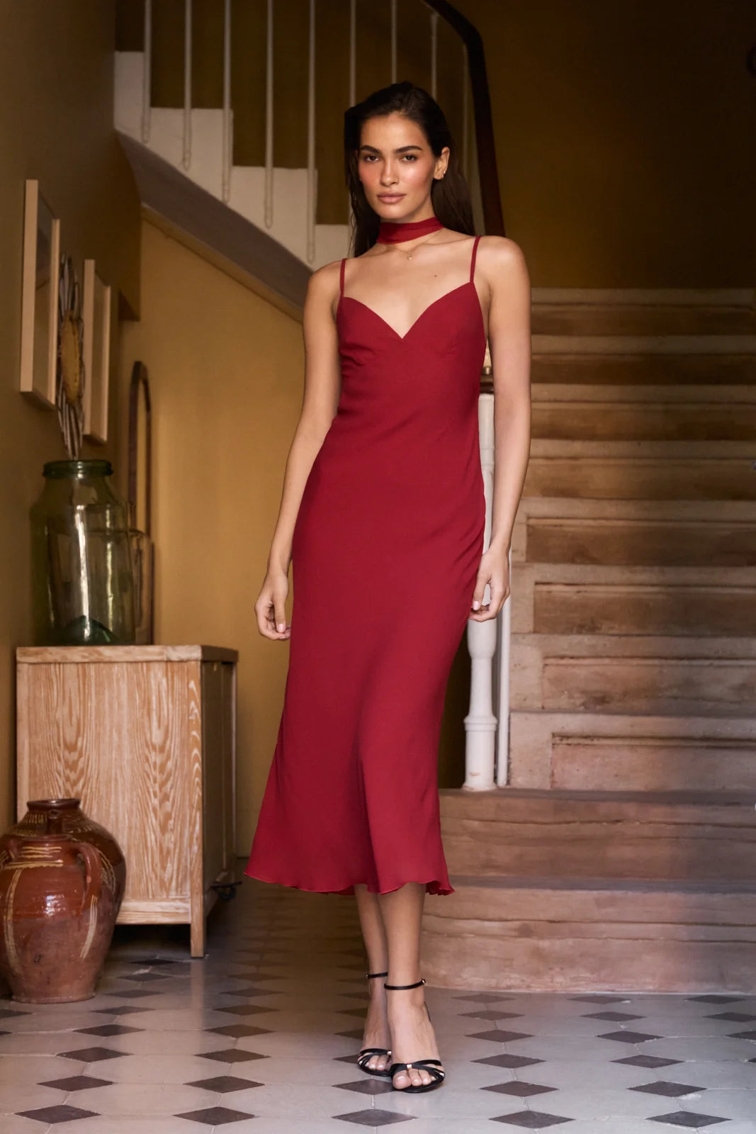 Felice chiffon rouge