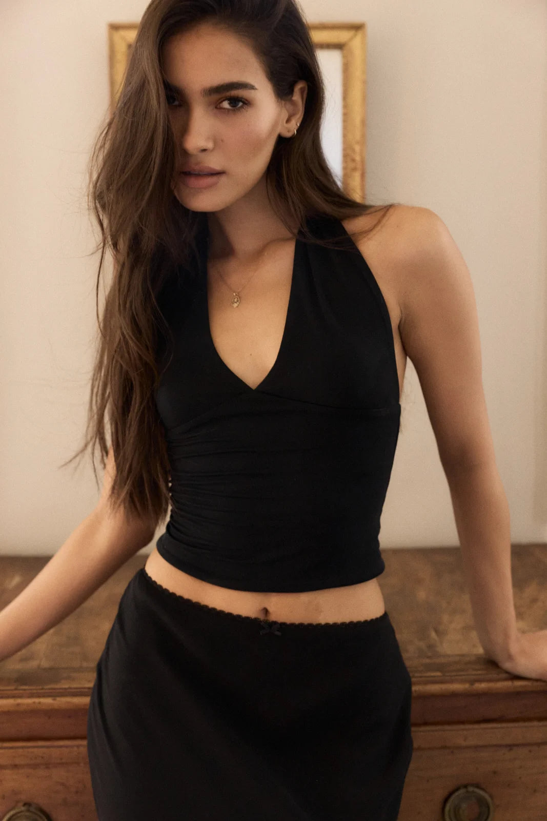 Ginny top noir