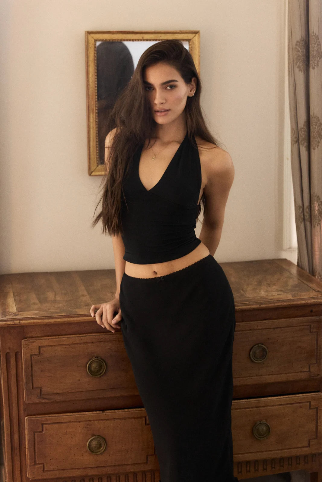 Ginny top noir