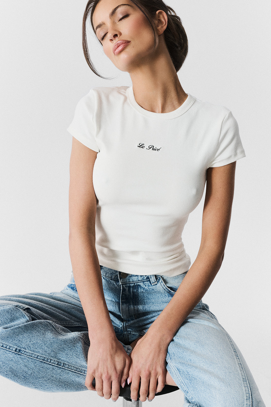 Le prive baby t-shirt blanc