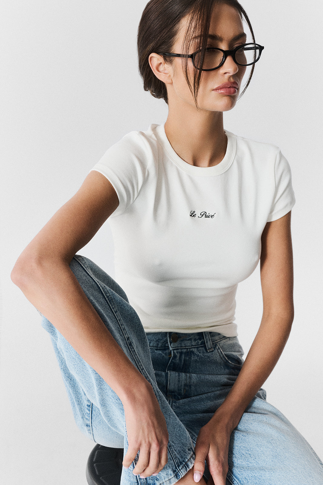 Le prive baby t-shirt blanc