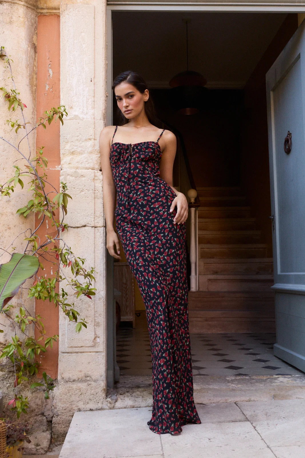 Roseline chiffon fleur