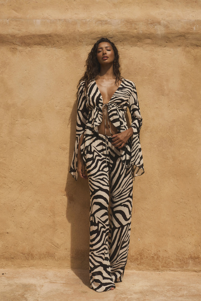 AMAL TROUSERS ZEBRA