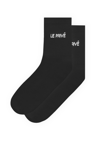 LE PRIVE SOCKS NOIR 