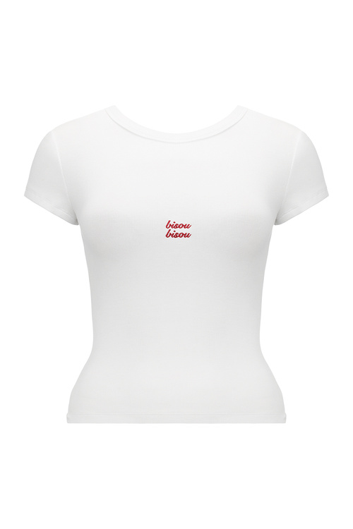 BISOU T-SHIRT BLANC