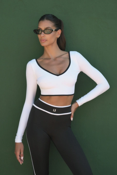 LE SPORT LONGSLEEVE TOP BLANC