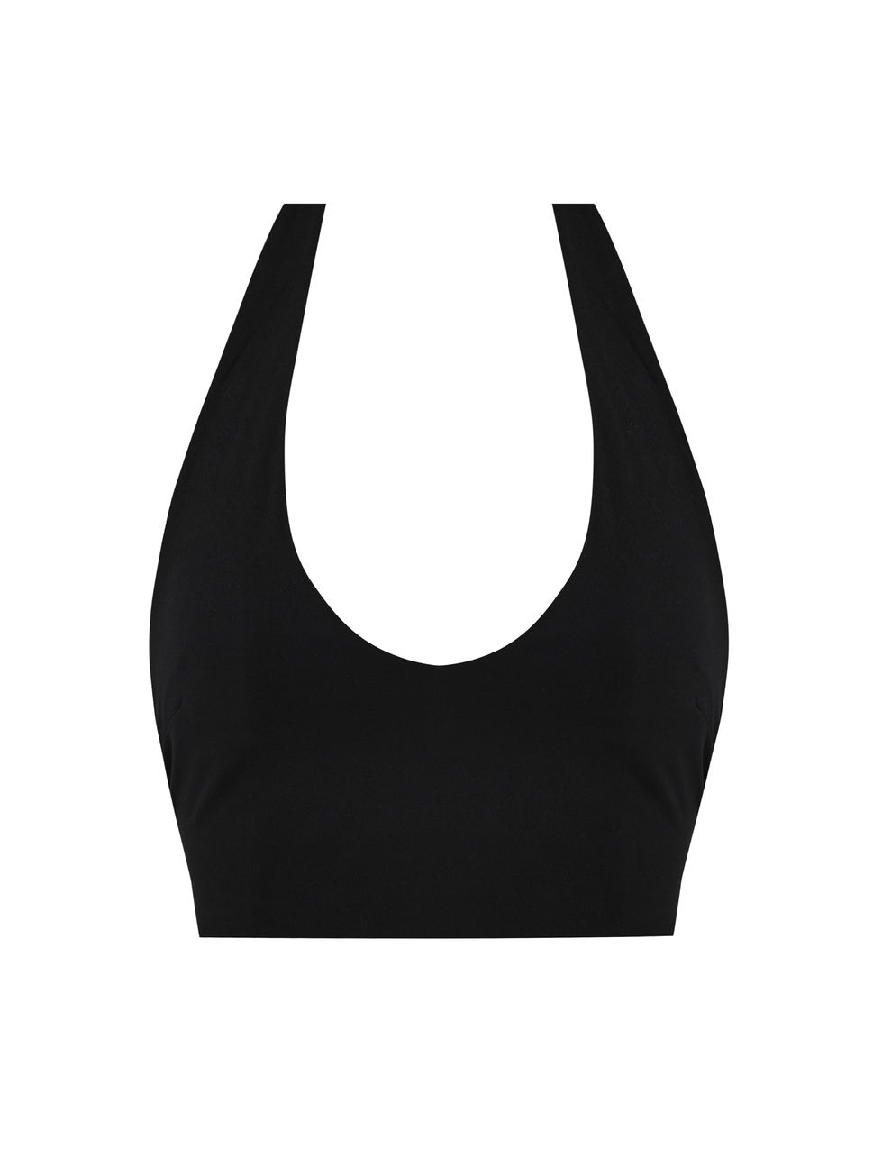 LEISURE HALTER TOP NOIR
