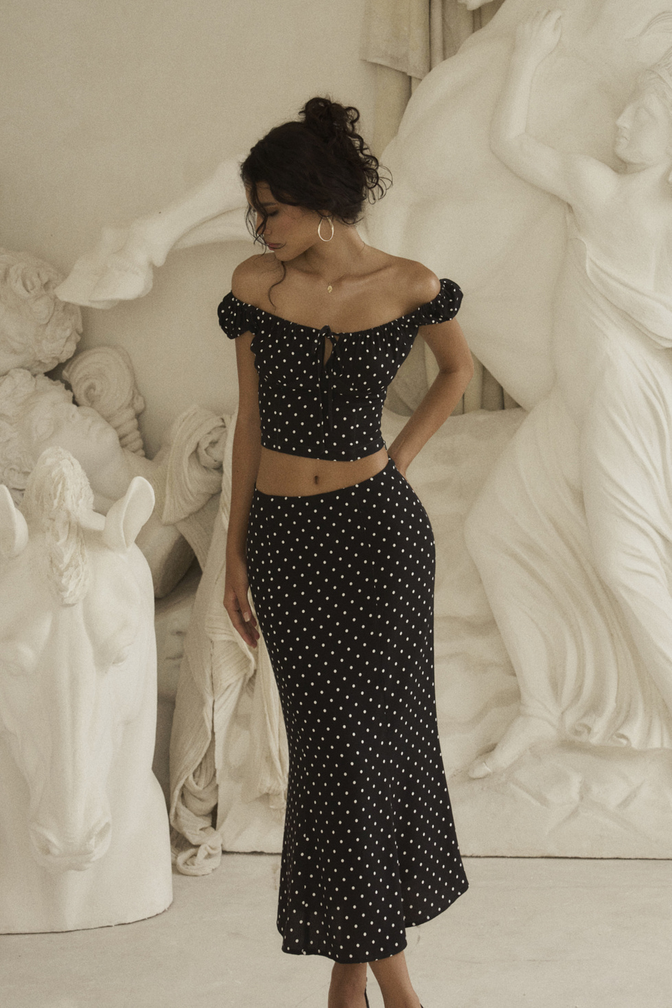 BRUNA SKIRT DOTS