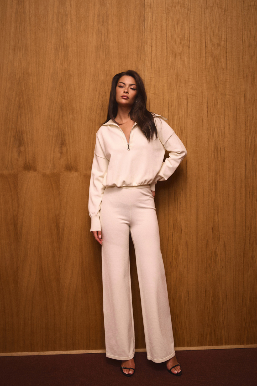 IVY ZIP BLANC