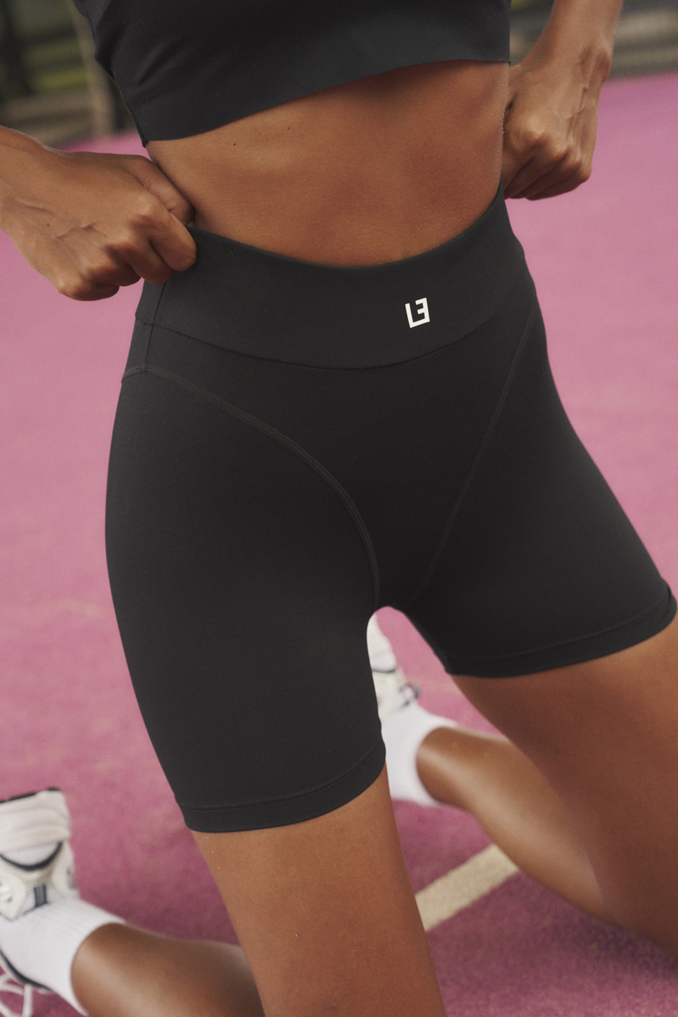 LEISURE BIKER SHORT NOIR